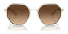 Coach CS543 HC7167B Sunglasses | Size 56 / Rose Gold / Brown Pink Gradient (2N 32.7%) №944413
