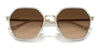 Coach CS543 HC7167B Sunglasses | Size 56 / Rose Gold / Brown Pink Gradient (2N 32.7%) №944413
