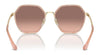 Coach CS543 HC7167B Sunglasses | Size 56 / Rose Gold / Brown Pink Gradient (2N 32.7%) №944413