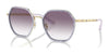 Coach CS543 HC7167B Sunglasses | Size 56 / Purple Marble / Purple Gradient (2N 22%) №94468H