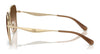 Coach CW189 HC7168 Sunglasses | Size 58 / Shiny Light Gold / Blue Saddle Gradient (2N 38.19%) №90050Q