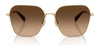 Coach CW189 HC7168 Sunglasses | Size 58 / Shiny Light Gold / Blue Saddle Gradient (2N 38.19%) №90050Q