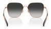 Coach CW189 HC7168 Sunglasses | Size 58 / Shiny Light Gold / Blue Saddle Gradient (2N 38.19%) №90050Q