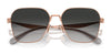 Coach CW189 HC7168 Sunglasses | Size 58 / Shiny Light Gold / Blue Saddle Gradient (2N 38.19%) №90050Q