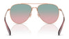 Coach CW193 HC7169 Sunglasses | Size 57 / Shiny Light Gold / Brown Gradient (3N 14.2%) №900574