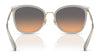 Coach CW185 HC7170 Sunglasses | Size 56 / Light Gold/Brown / Brown Gradient (3N 14.2%) №945374
