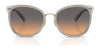 Coach CW185 HC7170 Sunglasses | Size 56 / Light Gold/Brown / Brown Gradient (3N 14.2%) №945374