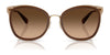 Coach CW185 HC7170 Sunglasses | Size 56 / Light Gold/Brown / Brown Gradient (3N 14.2%) №945374