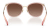 Coach CW185 HC7170 Sunglasses | Size 56 / Light Gold/Brown / Brown Gradient (3N 14.2%) №945374