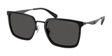 Coach CW226 HC7171 Sunglasses Black / Grey Solid