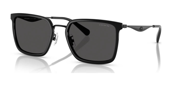 Coach CW226 HC7171 Sunglasses | Size 56 / Black / Grey Solid (3N 10%) №934487