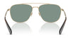 Coach CW404 HC7172 Sunglasses | Size 59 / Antique Gold / Brown Solid (3N 14.5%) №933373
