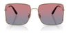 Coach CW429 HC7174D Sunglasses | Size 59 / Shiny Rose Gold / Sunset Peach Gradient (2N 40%) №933178