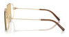 Coach CW429 HC7174D Sunglasses | Size 59 / Shiny Rose Gold / Sunset Peach Gradient (2N 40%) №933178