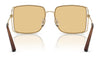 Coach CW429 HC7174D Sunglasses | Size 59 / Shiny Rose Gold / Sunset Peach Gradient (2N 40%) №933178