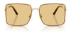 Coach CW429 HC7174D Sunglasses | Size 59 / Shiny Rose Gold / Sunset Peach Gradient (2N 40%) №933178
