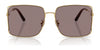 Coach CW429 HC7174D Sunglasses | Size 59 / Shiny Rose Gold / Sunset Peach Gradient (2N 40%) №933178