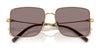 Coach CW429 HC7174D Sunglasses | Size 59 / Shiny Rose Gold / Sunset Peach Gradient (2N 40%) №933178