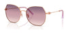 Coach CAD79 HC7175 Sunglasses | Size 56 / Shiny Rose Gold / Purple Blue Gradient (2N 39.7%) №9331U6