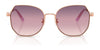 Coach CAD79 HC7175 Sunglasses | Size 56 / Shiny Light Gold / Brown Gradient (3N 14.2%) №900574