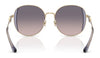 Coach CAD73 HC7176B Sunglasses | Size 54 / Shiny Light Gold/Fawn / Brown Gradient (3N 14.2%) №900574