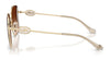 Coach CAD72 HC7177B Sunglasses | Size 51 / Shiny Light Gold/Smoke / Grey Gradient (3N 13.2%) №90053C