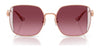 Coach CAD72 HC7177B Sunglasses | Size 51 / Shiny Light Gold/Smoke / Grey Gradient (3N 13.2%) №90053C