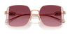 Coach CAD72 HC7177B Sunglasses | Size 51 / Shiny Light Gold/Smoke / Grey Gradient (3N 13.2%) №90053C
