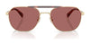 Coach CAE80 HC7178 Sunglasses | Size 57 / Satin Black/Black / Grey Solid (3N 10%) №939387