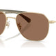 Satin Light Gold/Olive Green