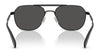 Coach CAE80 HC7178 Sunglasses | Size 57 / Satin Black/Black / Grey Solid (3N 10%) №939387