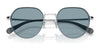 Coach CAE81 HC7179 Sunglasses | Size 52 / Shiny Gunmetal / Grey Solid (0N 87.1%) №900455