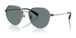 Coach CAE81 HC7179 Sunglasses Shiny Gunmetal / Grey Solid