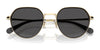 Coach CAE81 HC7179 Sunglasses | Size 52 / Shiny Gunmetal / Grey Solid (0N 87.1%) №900455
