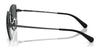 Coach CAE81 HC7179 Sunglasses | Size 52 / Shiny Gunmetal / Grey Solid (0N 87.1%) №900455