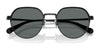 Coach CAE81 HC7179 Sunglasses | Size 52 / Shiny Gunmetal / Grey Solid (0N 87.1%) №900455