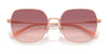 Coach CAE93 HC7180D Sunglasses | Size 57 / Shiny Gold/Black / Grey Solid (3N 10%) №946687