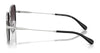 Coach CAE93 HC7180D Sunglasses | Size 57 / Shiny Gold/Black / Grey Solid (3N 10%) №946687