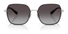 Coach CAE93 HC7180D Sunglasses | Size 57 / Shiny Gold/Black / Grey Solid (3N 10%) №946687