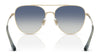 Coach CBZ89 HC7182 Sunglasses | Size 56 / Shiny Black / Grey Gradient (3N 14.8%) №93443C