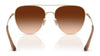Coach CBZ89 HC7182 Sunglasses | Size 56 / Shiny Black / Grey Gradient (3N 14.8%) №93443C