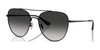 Coach CBZ89 HC7182 Sunglasses | Size 56 / Shiny Black / Grey Gradient (3N 14.8%) №93443C
