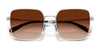 Coach CBZ51 HC7184D Sunglasses | Size 56 / Rose Gold/Bordeaux / Grey Pink Gradient (2N 28%) №947813