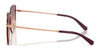 Coach CBZ51 HC7184D Sunglasses | Size 56 / Rose Gold/Bordeaux / Grey Pink Gradient (2N 28%) №947813