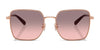 Coach CBZ51 HC7184D Sunglasses | Size 56 / Rose Gold/Bordeaux / Grey Pink Gradient (2N 28%) №947813