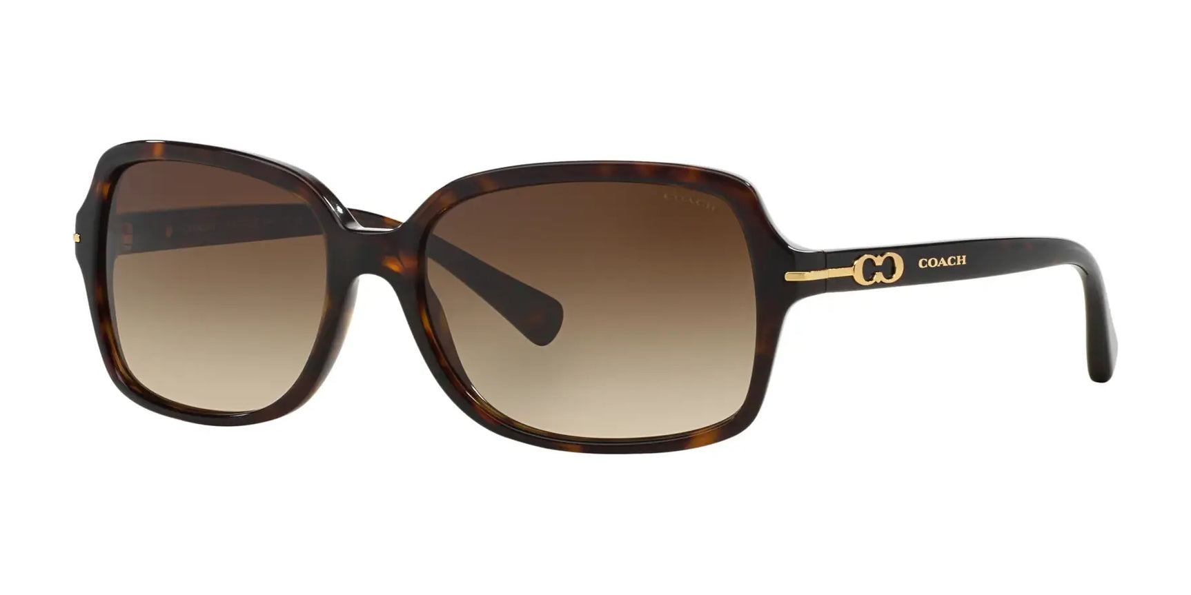 Coach L087 BLAIR HC8116 Sunglasses Dark Tortoise / Brown Gradient