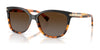 Coach L109 HC8132 Sunglasses | Size 57 / Black Tortoise Gradient / Brown Gradient (Polarized) (3P 13.1%) №5438T5