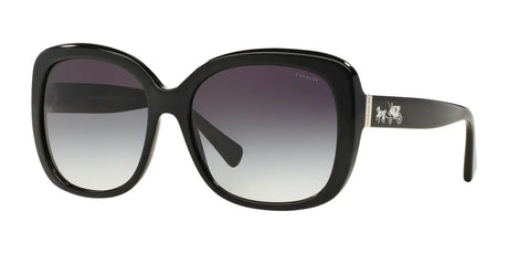 Coach L139 HC8158 Sunglasses Black / Grey Gradient