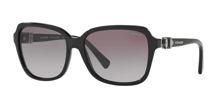 Coach L1599 HC8179F Sunglasses | Size 58 / Black №500211 / Light Grey Gradient (2N 28.8%)