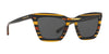 Coach L1630 HC8203 Sunglasses | Size 54 / Black Amber Glitter Varsity Stripe №544087 / Dark Grey Solid (3N 10%)